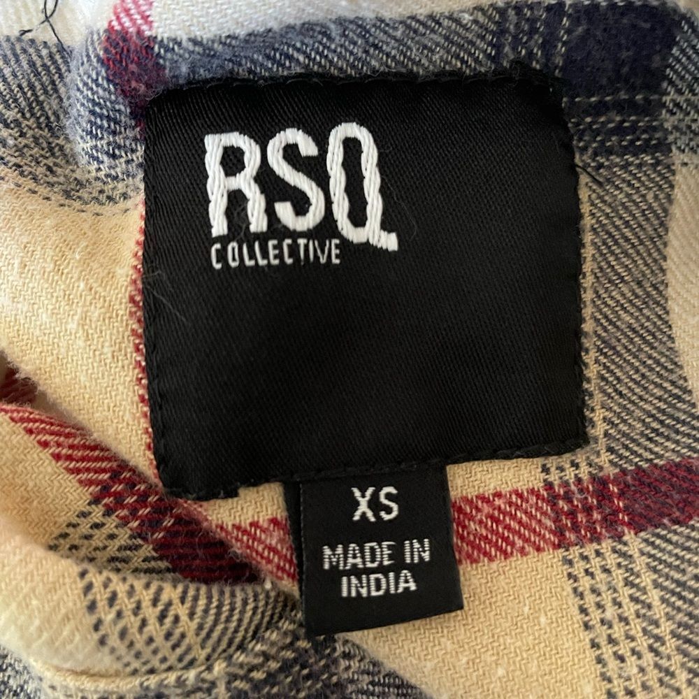 ⚡️RSQ Plaid Buttoned Down Flannel Shirt ~ Size XS ⚡️ - Picture 3 of 4